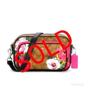 Coach Floral Signature Crossbody Bag